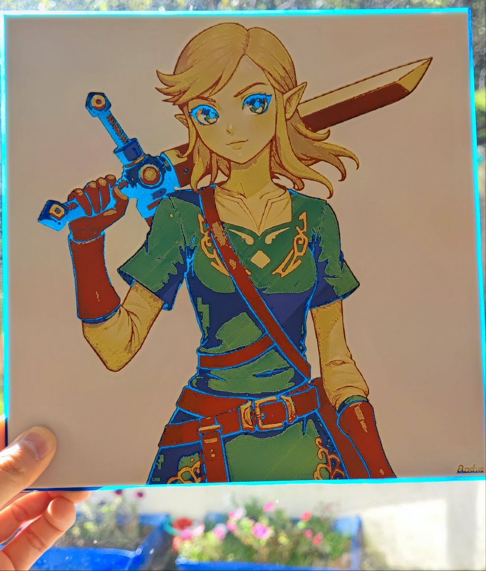 Wisdom and Light: 3D Printed Zelda Artwork (with a Hidden Surprise!)