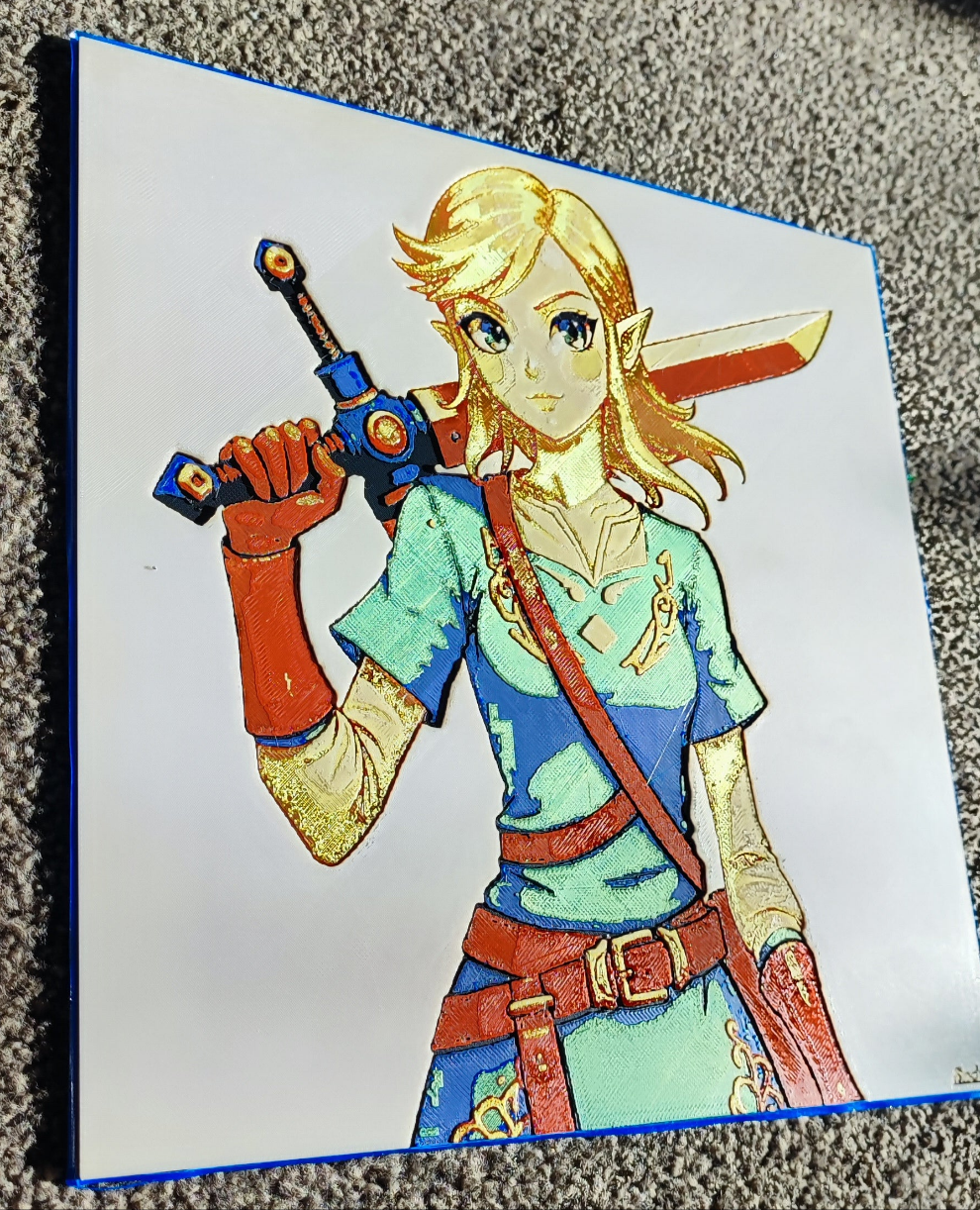 Wisdom and Light: 3D Printed Zelda Artwork (with a Hidden Surprise!)